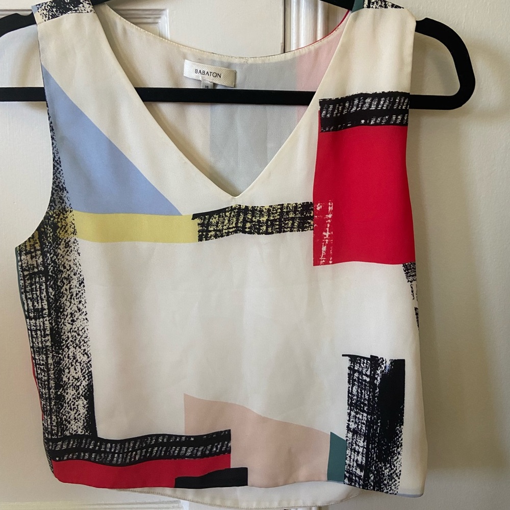 Aritzia Babaton Printed Tank